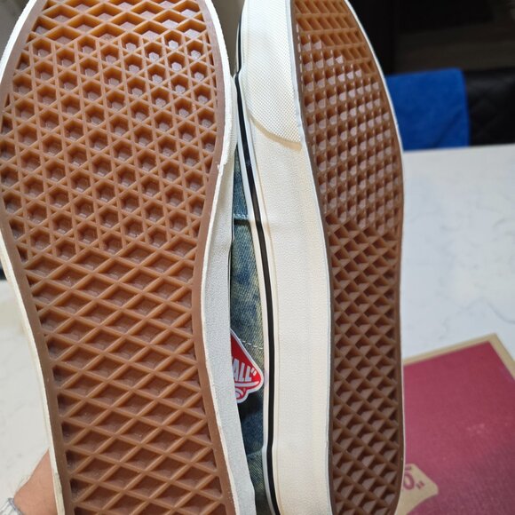 Vans Sk8-Hi Tapered Olive Denim Embroidery Skull Men's Size 12 BRAND NEW - Picture 8 of 12